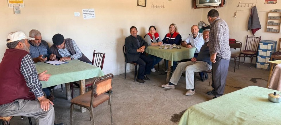 KARS’TA TARIM EKİPLERİ ÜRETİCİLERİN TALEPLERİNi DİNLİYOR