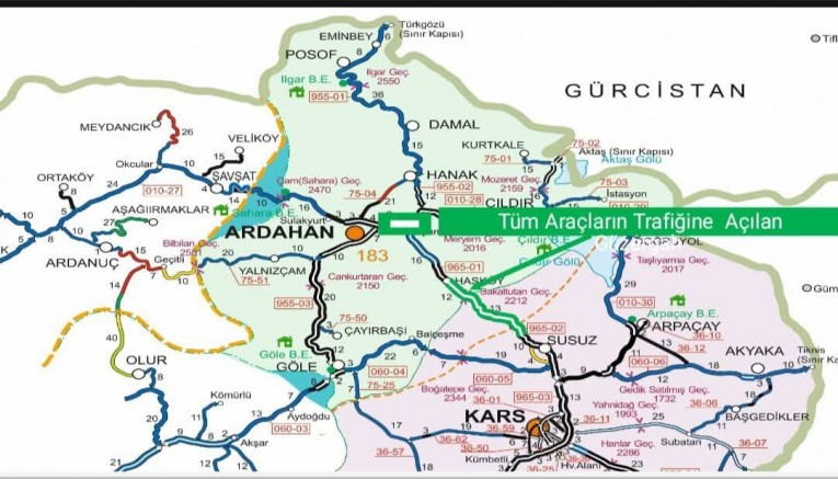 Kars’ta Ulaşım Rahatladı: Kapanan Devlet Yolları Yeniden Trafiğe Açıldı