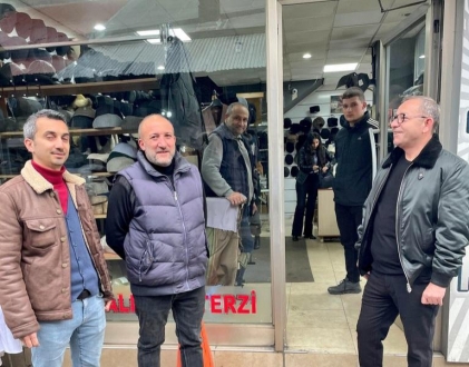 Kars Valisi Ziya Polat, esnafla buluştu