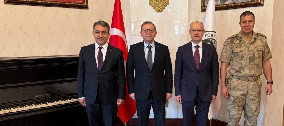 Kars Valisi Ziya Polat, Teftiş Heyetini Makamında Ağırladı