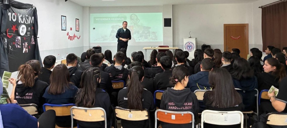 Kars veteriner hekimleri odası gençlerle buluşmayı sürdürüyor