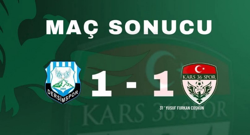 Kars36 Spor Deplasmanda Bir Puana Razı Oldu