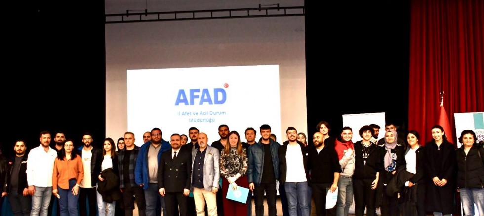 KAÜ'de “AFAD’ı Tanıyorum, Afetlere Hazırlanıyorum” programı gerçekleştirildi