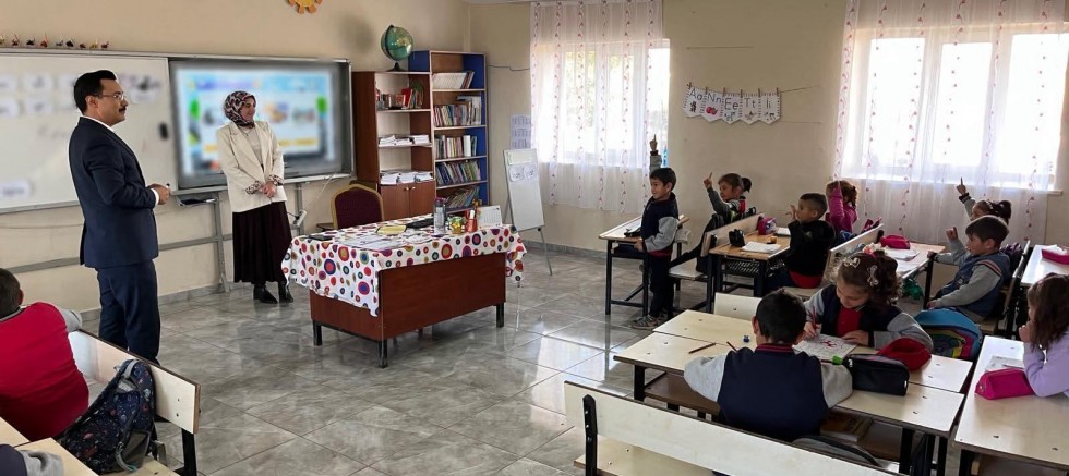 Kaymakam Demirtaş’tan Cebeci Köyü İlkokulu’na Ziyaret