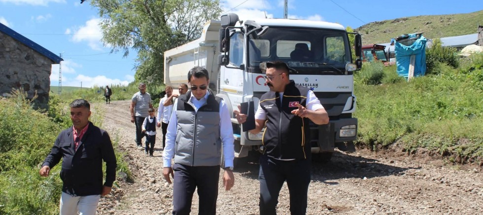 Kaymakam Semiz, Köy Ziyaretlerinde Çalışmaları Yerinde İnceledi