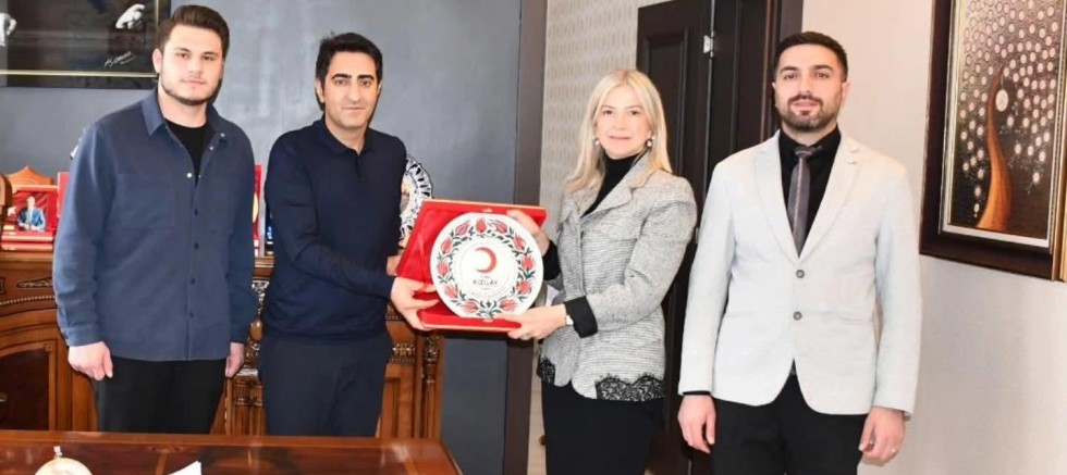 Kızılay Kars Şubesinden Kaymakam Aslantatar’a Ziyaret