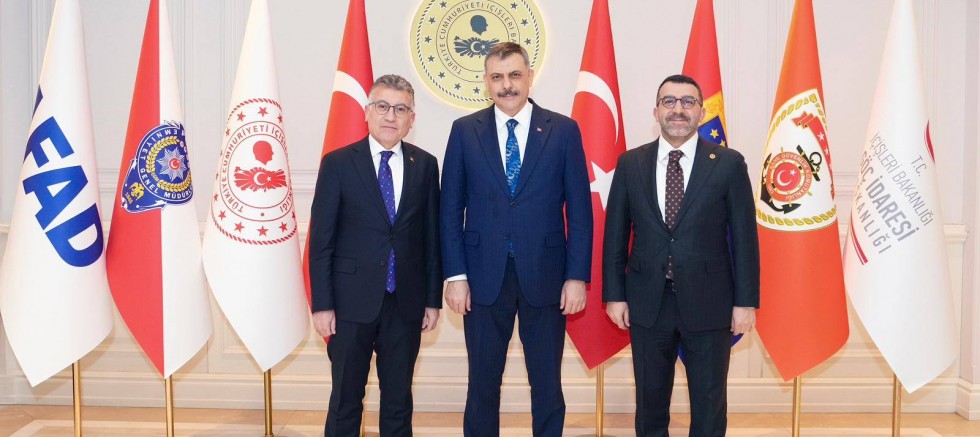 Milletvekili Çalkın'dan İçişleri Bakanı Çiftçi'ye Ziyaret