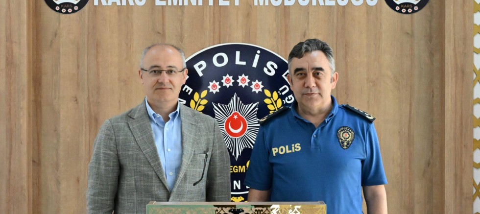 Mülkiye Müfettişi Mut'dan Kars Emniyet Müdürü Tombul'a Ziyaret