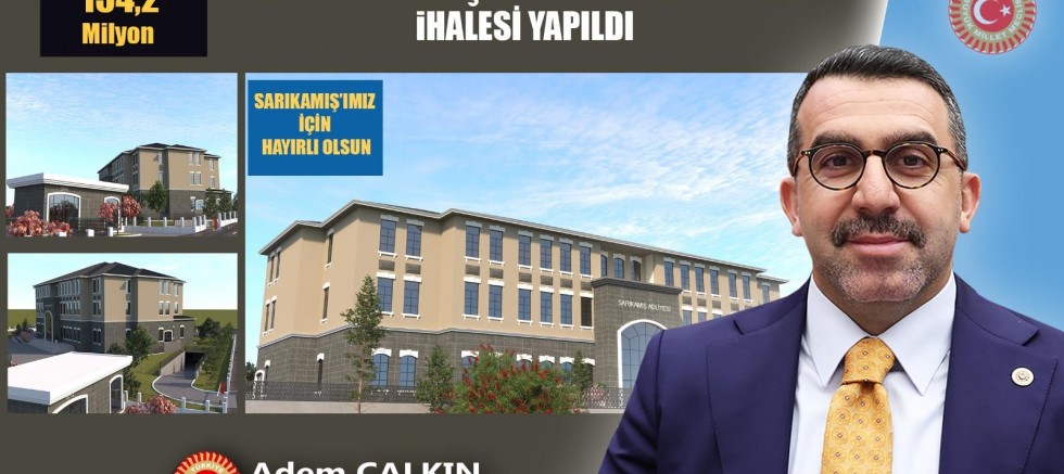 Sarıkamış'a 154,2 Milyon Liralık Yeni Adalet Binası Müjdesi