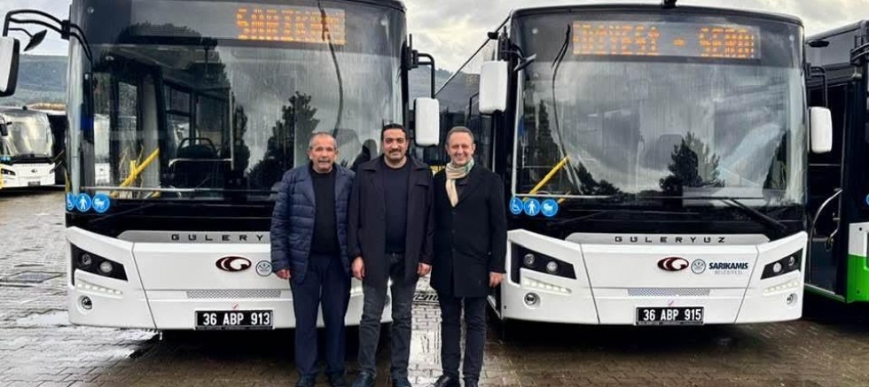 Sarıkamış Belediyesine 2 Yeni Şehir İçi Servis Aracı