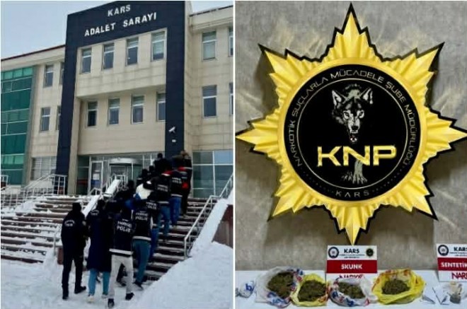 Sarıkamış’ta sokak satıcıları torbacılara operasyon; 5 tutuklama