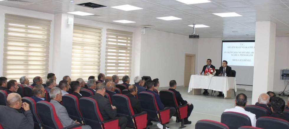 Selim’de 19 Ekim Muhtarlar Günü Kutlandı