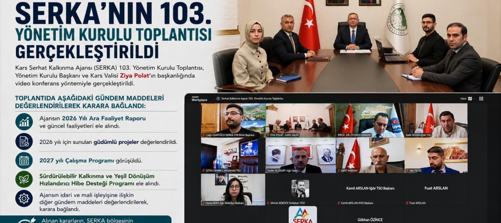 SERKA'nın 103. Yönetim Kurulu Toplantısı Gerçekleştirildi