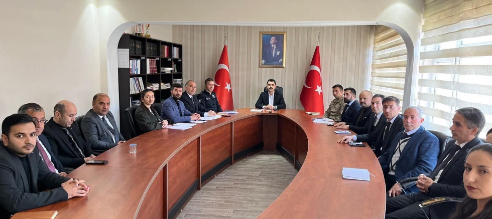 Susuz'da okul güvenliği toplantısı yapıldı