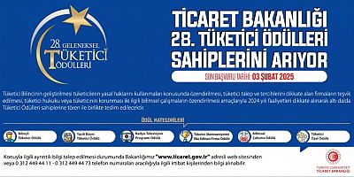 28’inci Tüketici Ödülleri sahiplerini arıyor