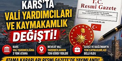 430 mülki idare amirinin görev yeri yeniden belirlendi
