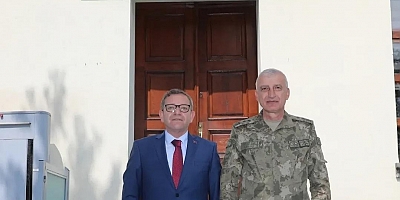 9. Kolordu Komutanı Tümgeneral Akyıldız’dan Vali Ziya Polat’a Ziyaret