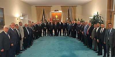 Adem Çalkın, TESK Heyeti ile Gazi Meclis'te Bir Araya Geldi