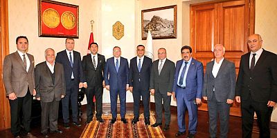 Ahilik kültürü yaşatılıyor: Esnaf temsilcileri Vali Polat’ı ziyaret etti