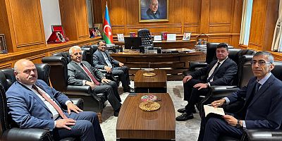 Ahmet Arslan'dan Azerbaycan Kars Başkonsolosu’na Ziyaret