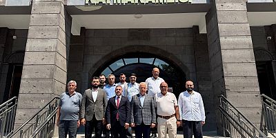Ahmet Arslan'dan Kağızman Kaymakamı Semih Cembekli'ye Ziyaret