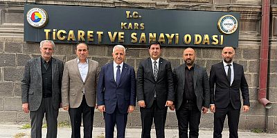 Ahmet Arslan’dan Kars TSO Başkanı Bozan’a Hayırlı Olsun Ziyareti