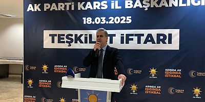 AK Parti Genel Başkan Yardımcısı Yalçın, iftar da partililere hitap etti