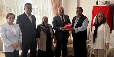 AK Parti İl Başkanı Muammer Sancar'dan şehit ailesine ziyaret