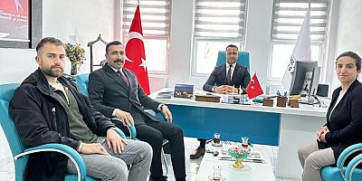 AK Parti Kars heyetinden Sivil Toplumla İlişkiler Müdürü Cafer Avınca'ya ziyaret
