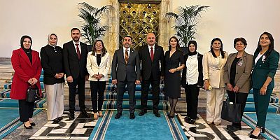 AK Parti Kars Heyetinden TBMM’de Milletvekili Adem Çalkın’a Ziyaret