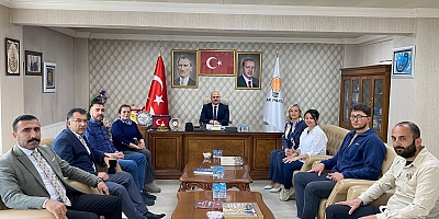 AK Parti Kars İl Başkanlığı’na Kızılay Kars Şubesi’nden Ziyaret