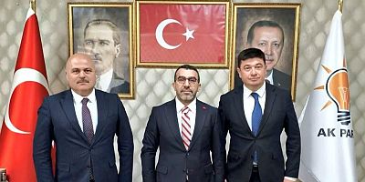 AK Parti Kars İl Başkanlığı'na Zamin Aliyev'den Veda Ziyaretii