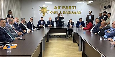 AK Parti Kars İl Başkanlığı’nda Bayramlaşma Programı Düzenlendi