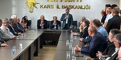AK Parti Kars İl Başkanlığında bayramlaşma