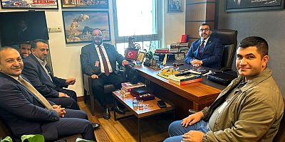 AK Parti Kars Milletvekili Adem Çalkın’a TBMM’de ziyaret