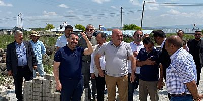 Ak Parti Kars Milletvekili Adem Çalkın, Benliahmet Köyü'nde...