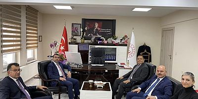 AK Parti Kars Milletvekili Çalkın'dan ASH Müdürü Tosunoğlu’na ziyaret