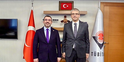 AK Parti Kars Milletvekili Çalkın'dan TÜBİTAK Başkanı Aydın'a ziyaret