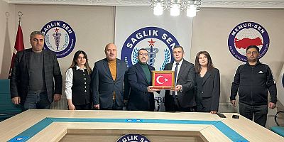 AK Partiden Sağlık-Sen Kars Şubesine Tıp Bayramı ziyareti