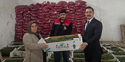 Akyaka’da 53 Üreticiye %75 Hibeli Fide Dağıtıldı