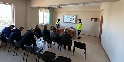 Akyaka’da Okul servislerinde trafik güvenliği ele alındı