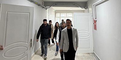Akyaka Gençlik Merkezi’nde Onarım Çalışmaları Sürüyor