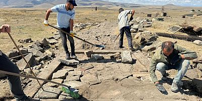 Ani Ören Yeri’ndeki kazı çalışmaları yeniden başladı