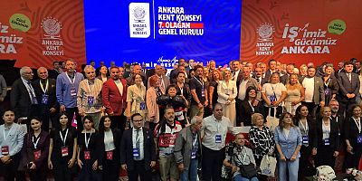 Ankara Kent Konseyi’nde Halil İbrahim Yılmaz Güven Tazeledi