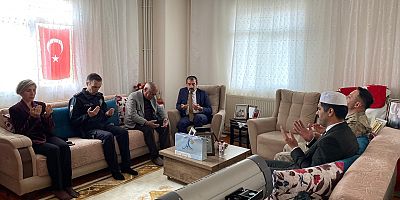 Arpaçay Kaymakamı Akköz'den Bayram öncesi ziyaretler...