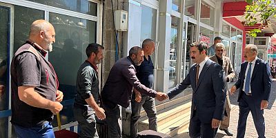 Arpaçay Kaymakamı Akköz’den Veda Ziyaretleri