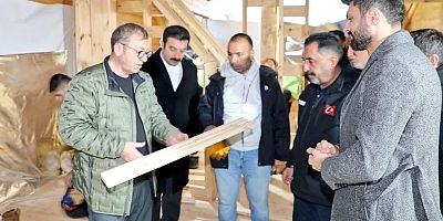 Arpaçay Kütük Ev projesinde sona doğru