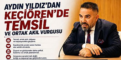 Aydın Yıldız’dan Keçiören’de Temsil ve Ortak Akıl Vurgusu