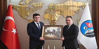 Azerbaycan Kars Başkonsolosu Aliyev’den Başkan Senger'e ziyaret