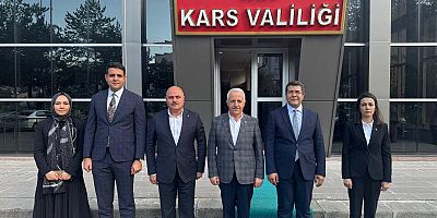 Bakan Ahmet Arslan'dan Kars Vali Yardımcılarına Hayırlı Olsun Ziyareti